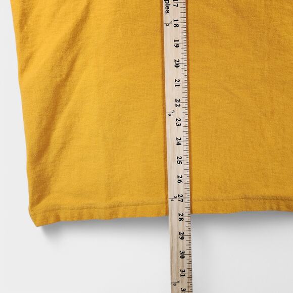 Kith x Coca-Cola Quinn Long Sleeve Pocket Tee Men's XXL Gold Cotton Jersey - Picture 10 of 15